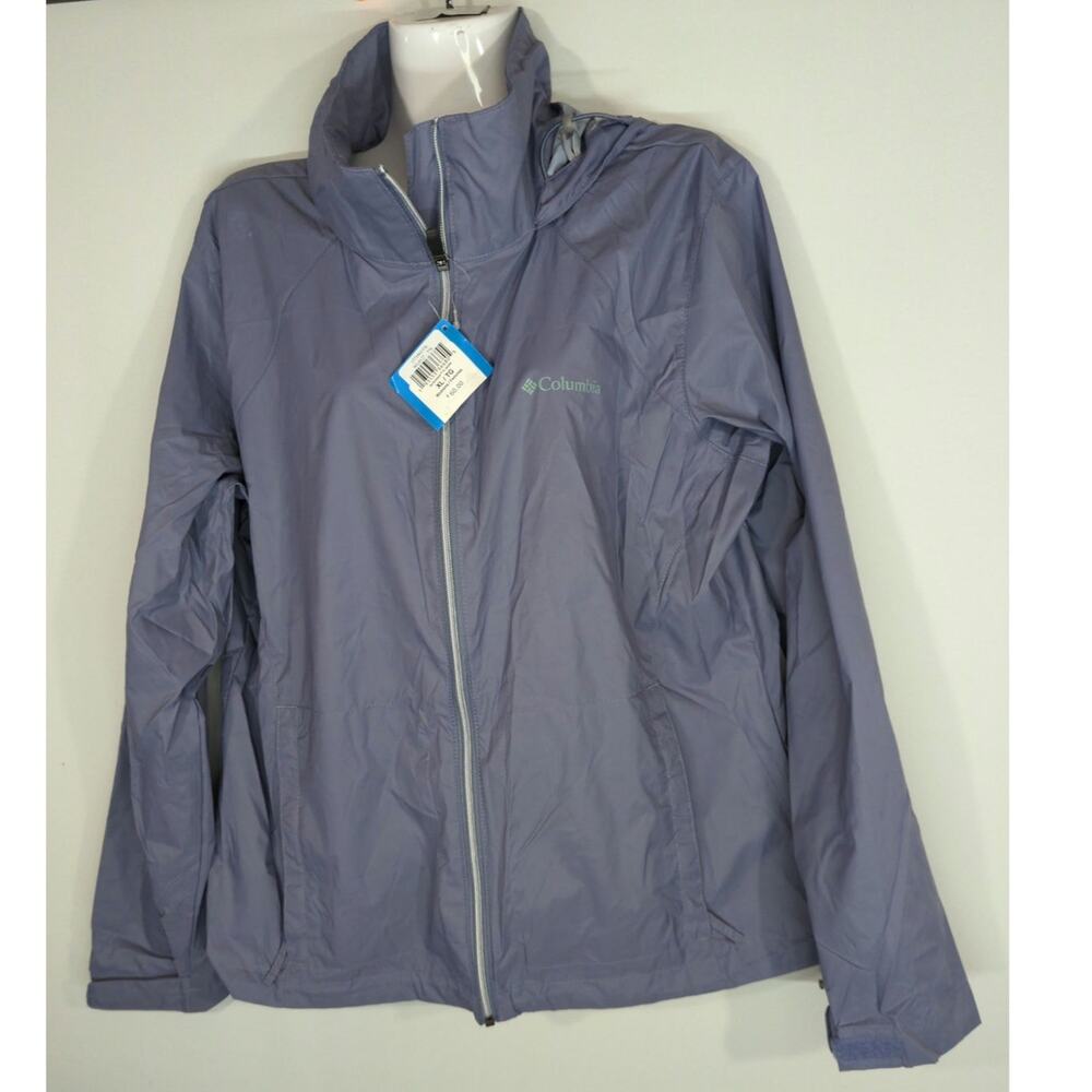Columbia Switchback III Full Zip Jacket Purple Women's XL NWT gorpcore Hiking